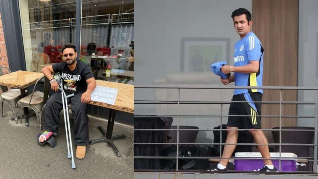 Gautam Gambhir and Rishabh Pant