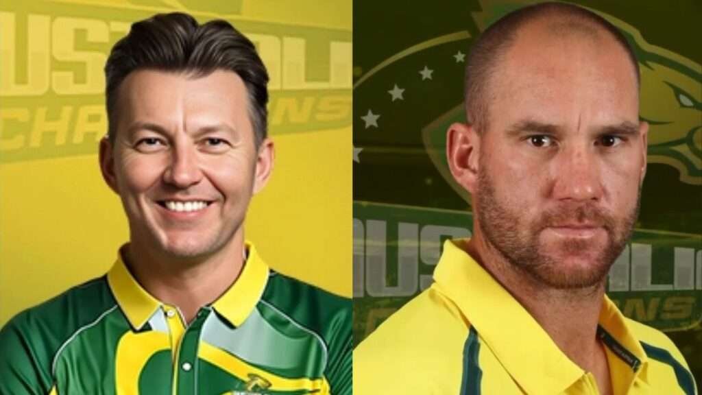 Brett Lee and John Hastings
